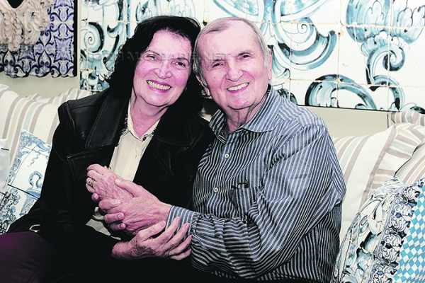 Maria Conceição e Waldemar J. Gallo, juntos há 55 anos