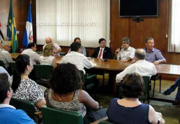 Reunião com o coordenador do Programa Mais Médicos e o governo municipal