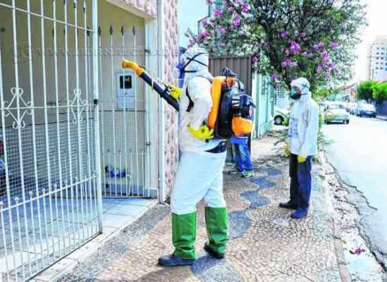 Equipes de combate à dengue da Fundação Municipal de Saúde farão nebulização no bairro Santa Elisa nesta terça-feira
