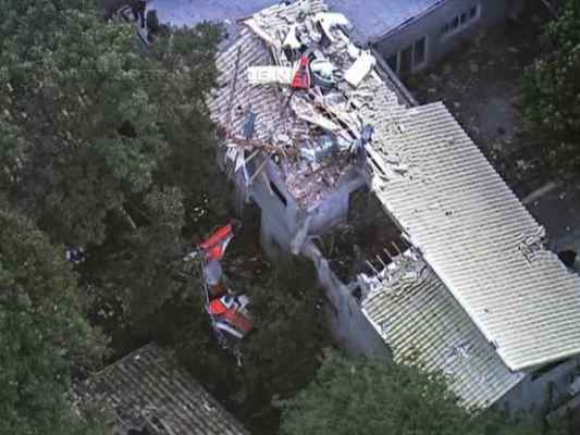 O acidente matou todos ocupantes da aeronave (Foto: Reprodução/GloboNews)
