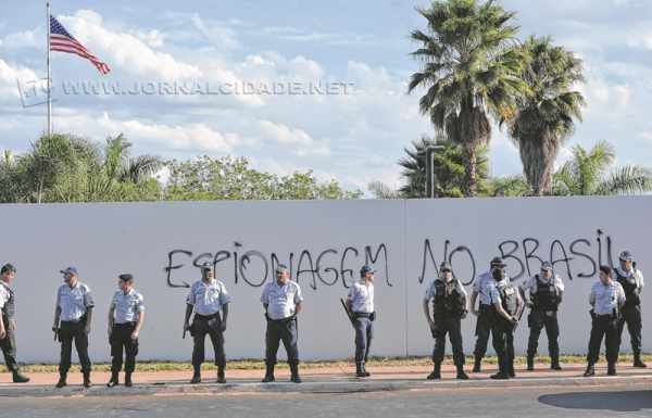 Foto de arquivo de protesto contra o governo americano, acusado de espionagem(Fotos:F. Pozzebom/ Agência Brasil)