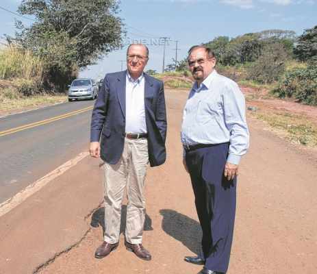 Na foto de arquivo, o governador Geraldo Alckmin (PSDB) ao lado do deputado estadual Aldo Demarchi (DEM)