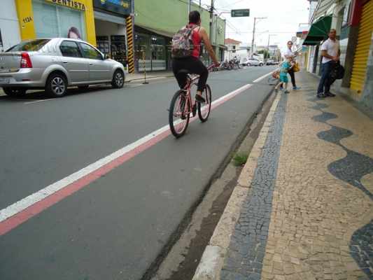 Prefeitura destaca que Rio Claro possui 28 km de ciclofaixas e estimula o uso de bicicletas