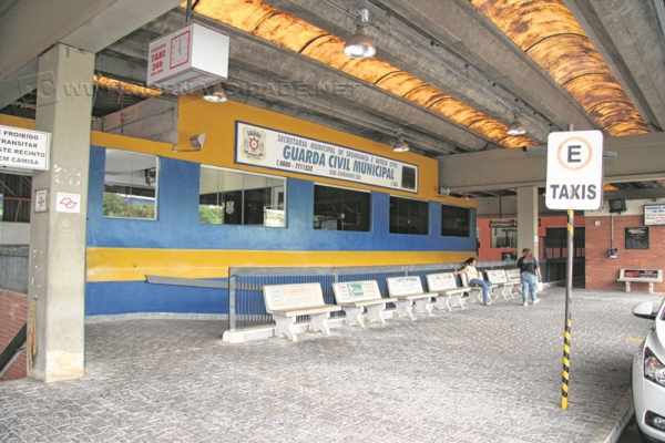 Base da Guarda Civil Municipal que funciona no terminal rodoviário de Rio Claro (foto arquivo)