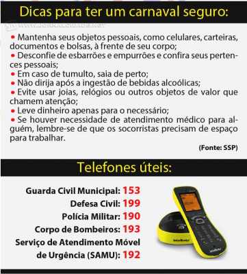 carnaval com segurança