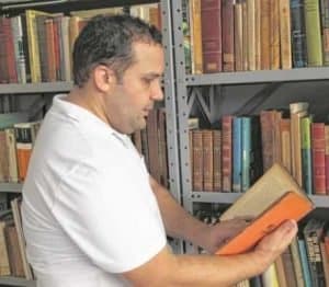 Samuel Luiz Rosa, bibliotecário da Secretaria Municipal de CulturaSamuel Luiz Rosa, bibliotecário da Secretaria Municipal de Cultura