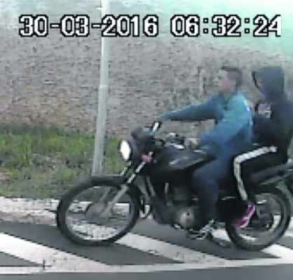  Imagens das câmeras do Residencial Florença capturaram ladrões em fuga