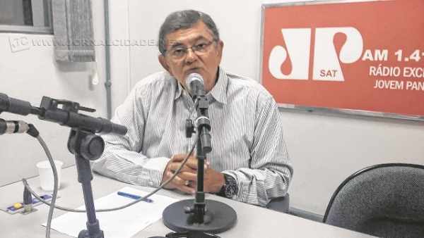 O secretário municipal de Mobilidade Urbana, José Maria Chiossi, em entrevista à Rádio