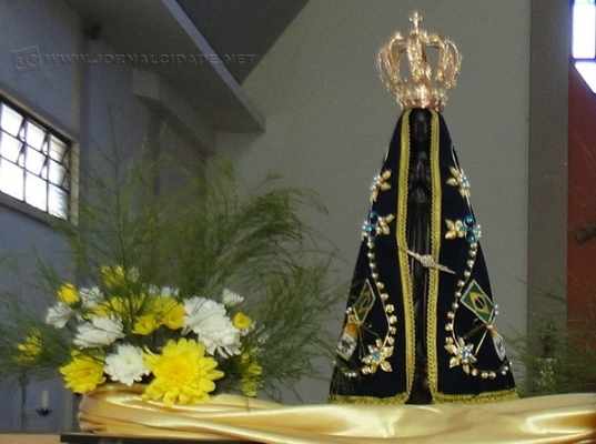A imagem de Nossa Senhora Aparecida chegou a Piracicaba no dia 5 de junho para as celebrações