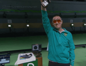 Felipe Wu, primeiro medalhista brasileiro nos Jogos Olímpicos Rio 2016 (Foto SporTV) 