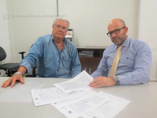 O presidente do clube Ademir José Rocha Cupido e o diretor jurídico, advogado William Nagib Filho, esclarecem sobre o assunto