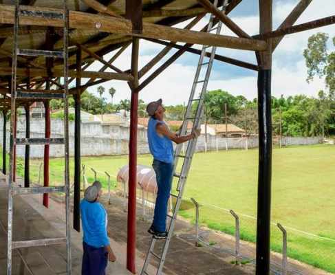 Este é o sétimo campo em que a prefeitura de Rio Claro providencia melhorias como forma de ampliar o incentivo ao futebol amador