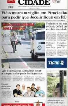jornal cidade de rio claro, 24 de janeiro 2014