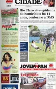 jornal cidade de rio claro, 26 de janeiro 2014