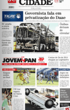 Jornal Cidade de Rio Claro - 04/02/2014