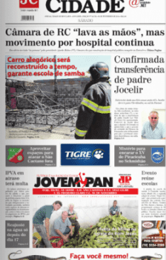 JORNAL CIDADE DE 8 DE FEVEREIRO DE 2014