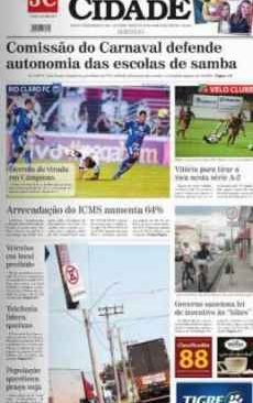 JORNALCIDADE 09 DE MARÇO DE 2014