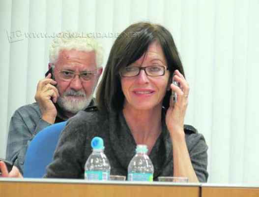Na foto de arquivo, a vereadora Raquel Picelli (PT) durante audiência que debateu a chamada Reforma Administrativa