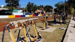 Profissionais fizeram a instalação dos equipamentos