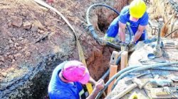 Nessa etapa iniciada no final de abril foram substituídos mais de 10 mil metros de novas redes de distribuição de água e 936 ramais de ligação domiciliar