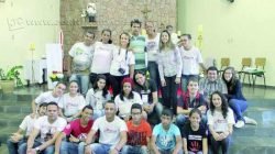 Na missão, os jovens foram enviados a quatro cidades para ações sociais e de evangelização