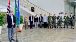 Atividade cívica realizada no Paço Municipal na segunda-feira (1º) abriu a Semana da Pátria no município de Rio Claro