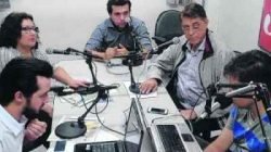 EXCELSIOR JOVEM PAN: equipe de jornalismo e diretores do Grupo JC durante cobertura dos resultados das Eleições 2014