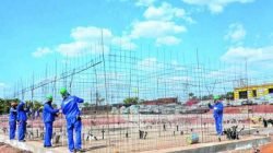 Construção de conjunto habitacional