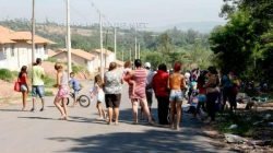 Ocupantes dos imóveis aguardavam seus imóveis serem recolhidos para abrigo