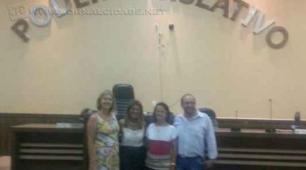 Nova Mesa é composta por Cristina Gomes, Mari Leila Candido, Geni Porcel e Marcelo Pezão (foto: redes sociais)
