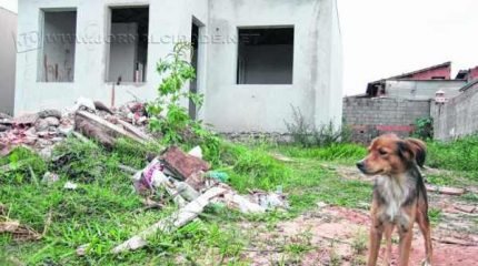 Casa depredada no Residencial Boa Vista II