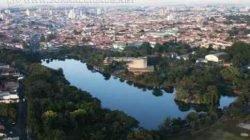 Vista aérea da Cidade Azul