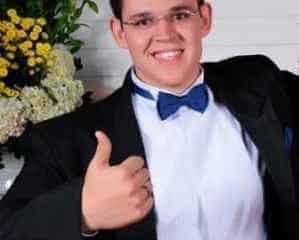 O jovem Michel Giannini (Imagem: reprodução)