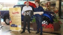Egberto Gustavo do Carmo ganhou a caminhonete Ford Ranger