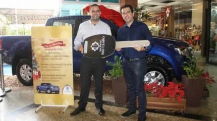 Egberto Gustavo do Carmo ganhou a caminhonete Ford Ranger