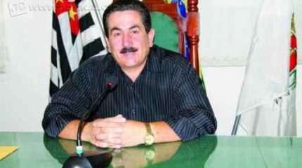 O atual presidente da Câmara de Santa Gertrudes, "Ratinho" (PMDB).