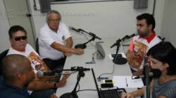 Jornalistas e convidados no Programa 'Na Roça'