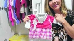 A pequena Laura, que está sendo gerada pela tia, está prevista para nascer em maio. Mãe biológica mostra o quarto do bebê