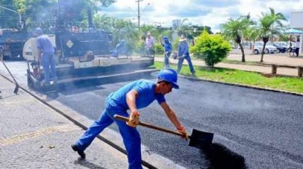 A área total de recapeamento da Avenida 29 e Via da Saudade é superior a 16,7 mil metros quadrados