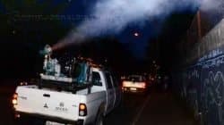 Rio Claro, com 5.862 casos da doença, deu início à nebulização das ruas