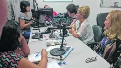 Socióloga Camila Vedovello, jornalista Fabíola Cunha, vereadoras Raquel Picelli, Maria do Carmos e delegada Sueli Isler