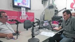 Agnelo Matos (PT) durante debate sobre o aumento do número de vereadores na Rádio Excelsior Jovem Pan AM