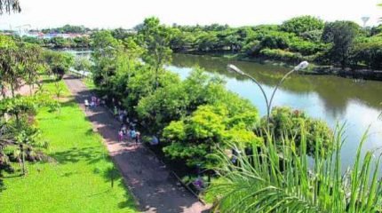 Lago Azul abre normalmente durante o feriado prolongado, das 7 às 19 horas