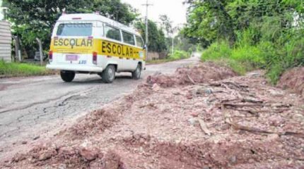 Usuários pedem melhorias na Estrada Jacutinga