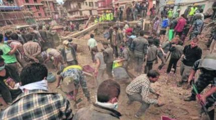 Terremoto no Nepal matou mais de cinco mil pessoas (foto Agência Brasil)