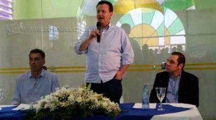Gilberto Kassab esteve em Torrinha e recebeu prefeitos de cidades da região (foto: Prefeito José Maria Cândido)