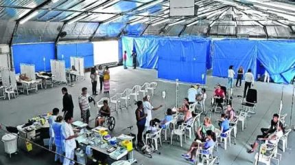 “Barracão” da dengue foi inaugurado no dia 3 de março deste ano em virtude da epidemia