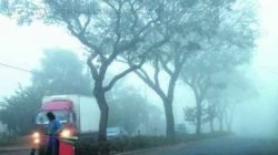 O período atual é comum para ocorrência de neblina, principalmente durante as manhãs