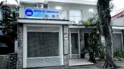 Fachada da nova sede do Procon, com estabelecimento na Rua 5, número 851, Centro