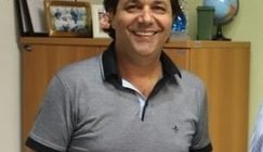 Rogério Pascon, prefeito de Santa Gertrudes, e o engenheiro Alencar José da Silva